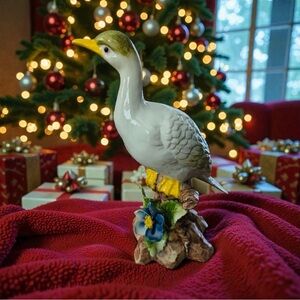 Bird Italian Majolica Pottery NORA FENTON Marked Numbered ITALY.